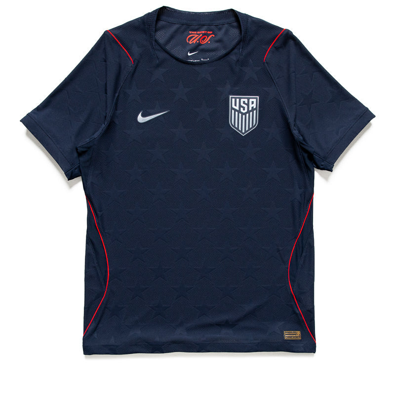 Nike USMNT 2026/27 Match Away Authentic Jersey - Dark Obsidian/University Red