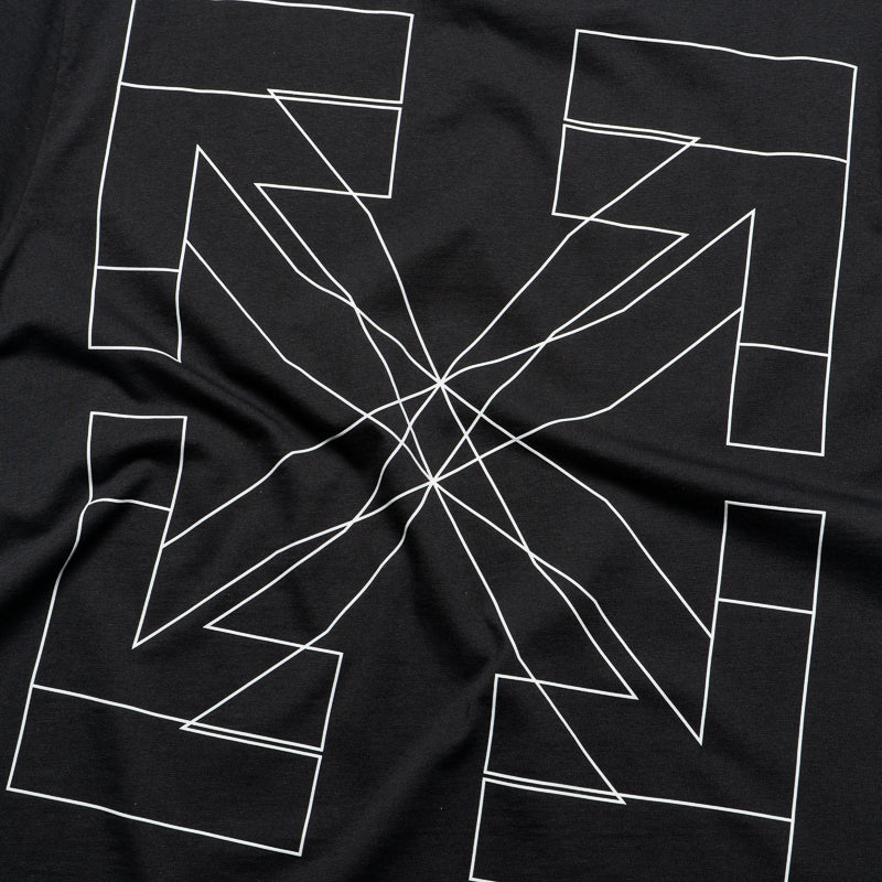 Off-White Big Double Arrow Slim Tee - Black