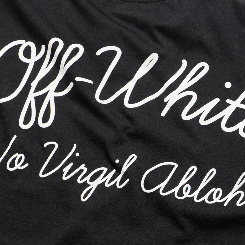 Off-White Script Skate Tee - Black/White