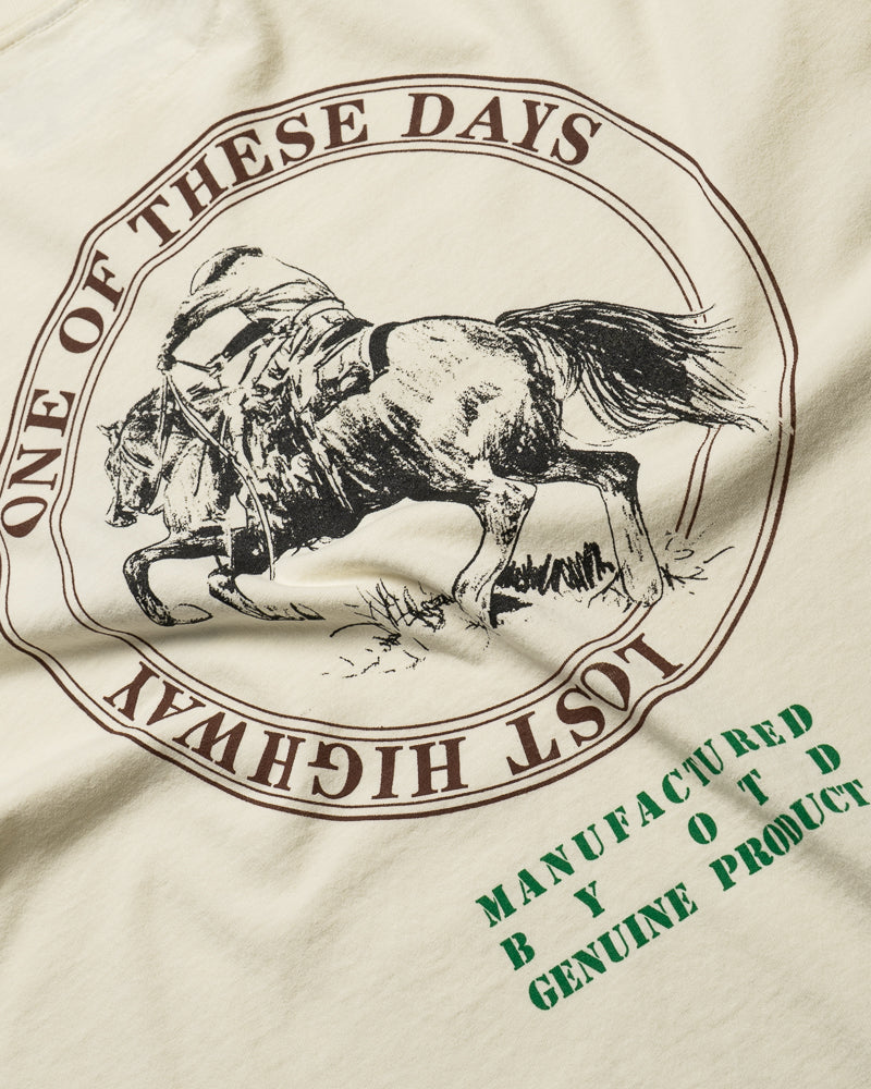 One Of These Days Milling Co Tee - Bone