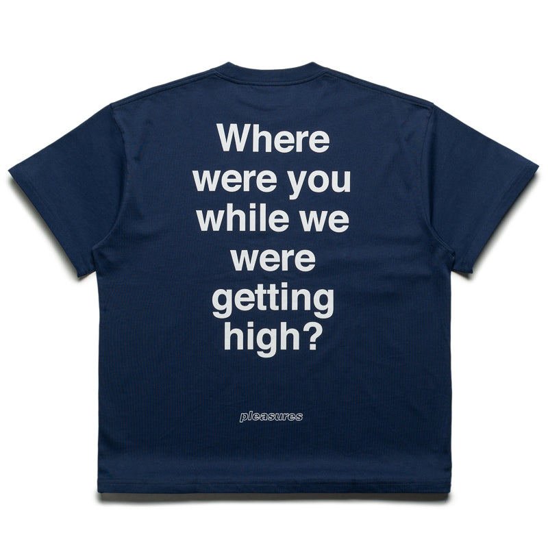 Pleasures Question Mark Tee - Navy