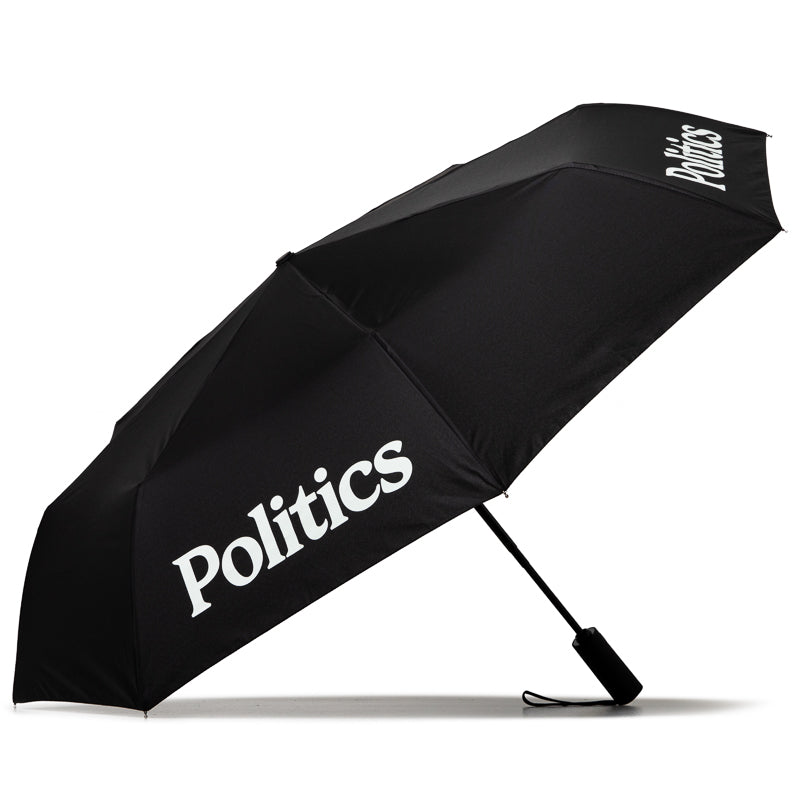 Politics Serif Logo Umbrella - Black/White