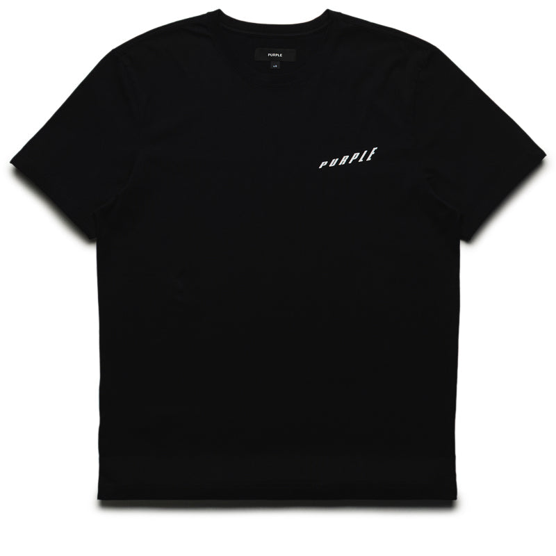 Purple Brand Clean Jersey Tee - Black