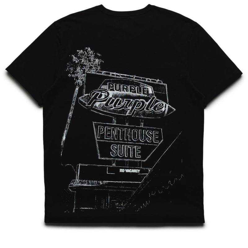 Purple Brand Clean Jersey Tee - Black