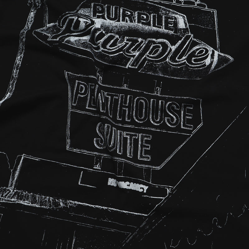 Purple Brand Clean Jersey Tee - Black