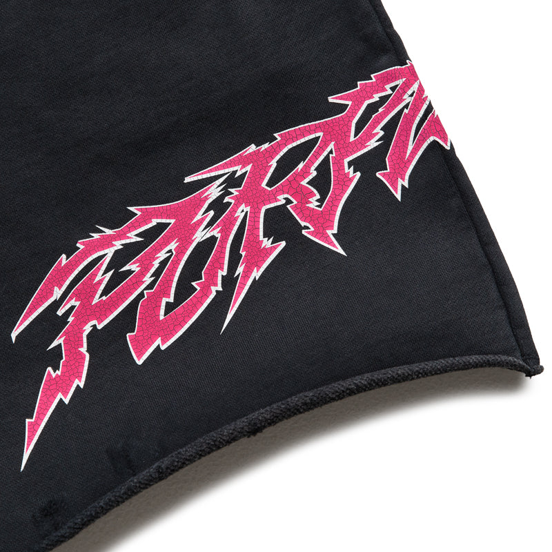 Purple Brand Slasher Shorts - Black