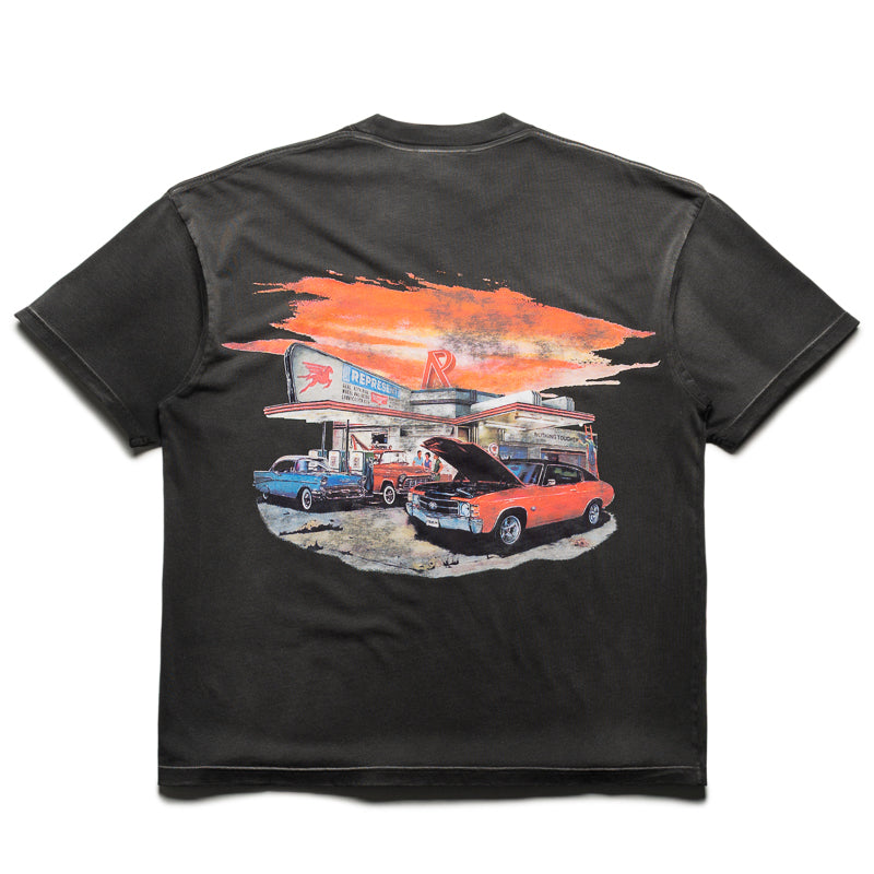 Represent 24 Hour Service Tee - Stained Black