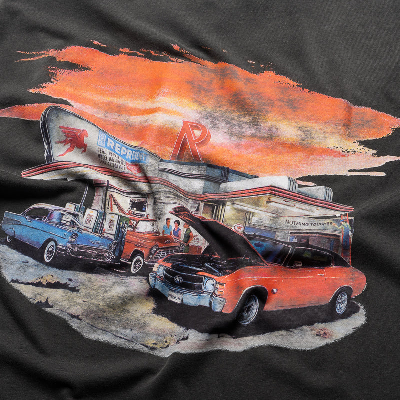 Represent 24 Hour Service Tee - Stained Black