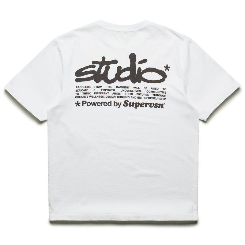 Supervsn Studio Manifesto Tee - White