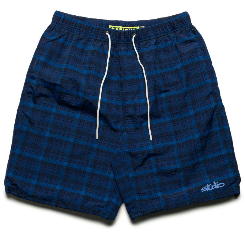Supervsn Studio Plaid Shorts - Blue Plaid