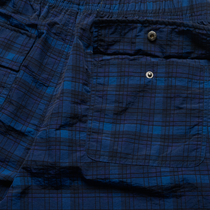 Supervsn Studio Plaid Shorts - Blue Plaid