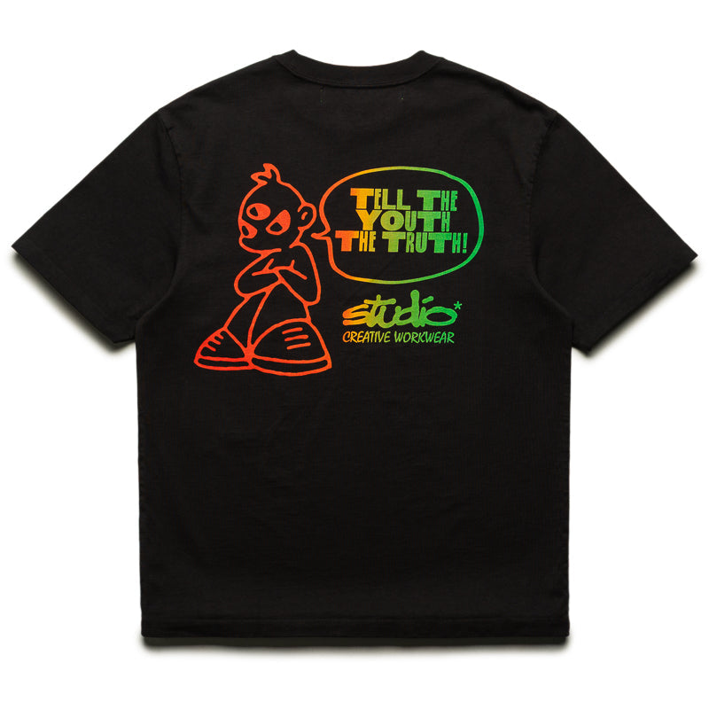 Supervsn Studio Truth Teller Tee - Vintage Black