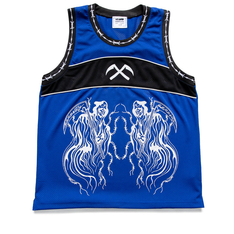Warren Lotas Reaper Face Off Basketball Jersey - Royal Blue