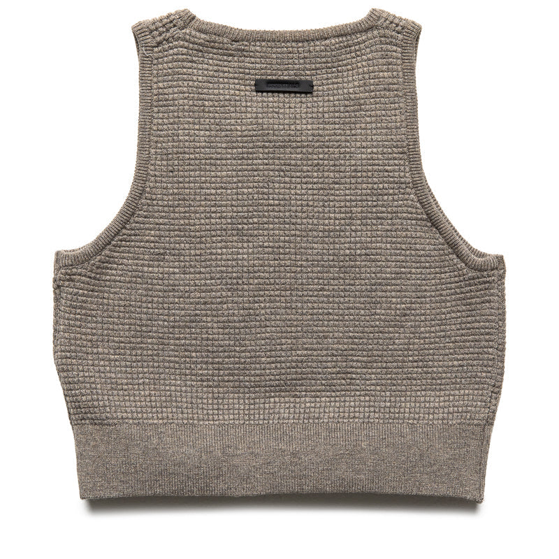 Women's Fear Of God Essentials Waffle Sport Tank - Homestead Heather