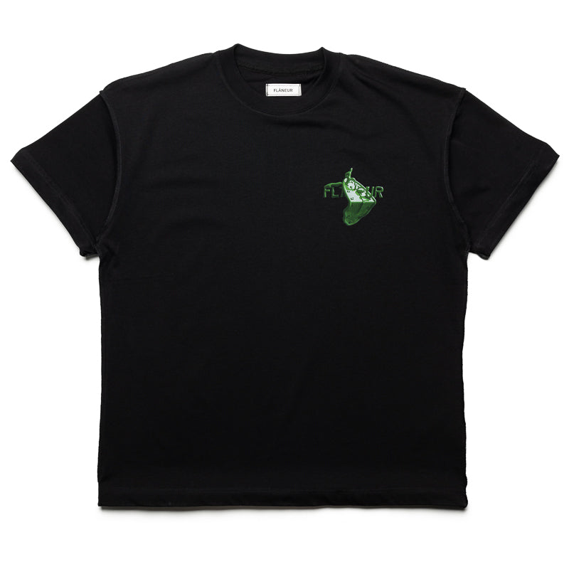 Flaneur Bending Time Tee - Black
