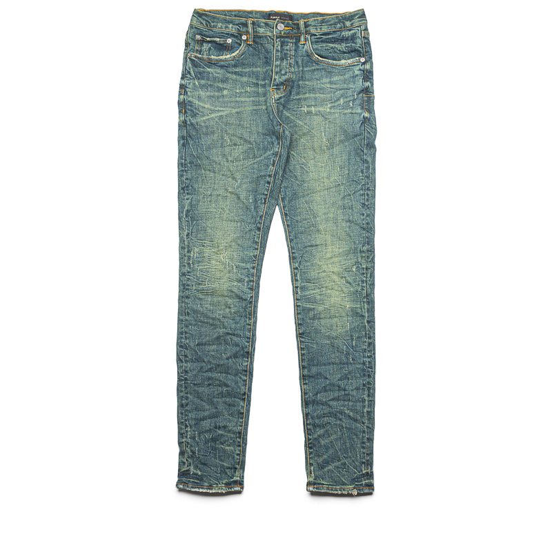 Purple Brand Married Vintage Verdigris Low Rise Skinny Jean - Mid Indigo