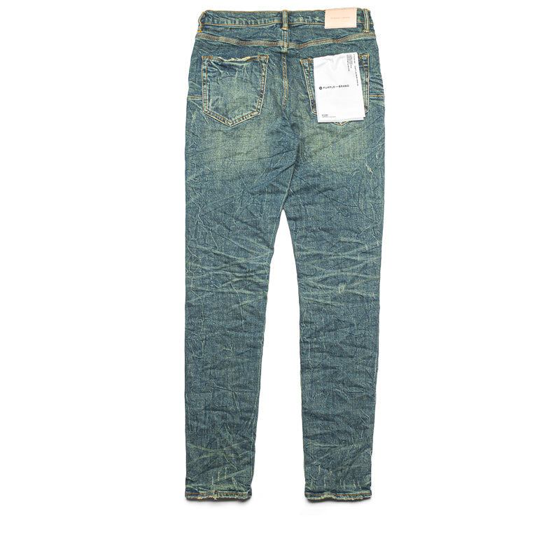 Purple Brand Married Vintage Verdigris Low Rise Skinny Jean - Mid Indigo