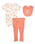 Baby Views 3pc Bodysuit, Pant & Bib Set