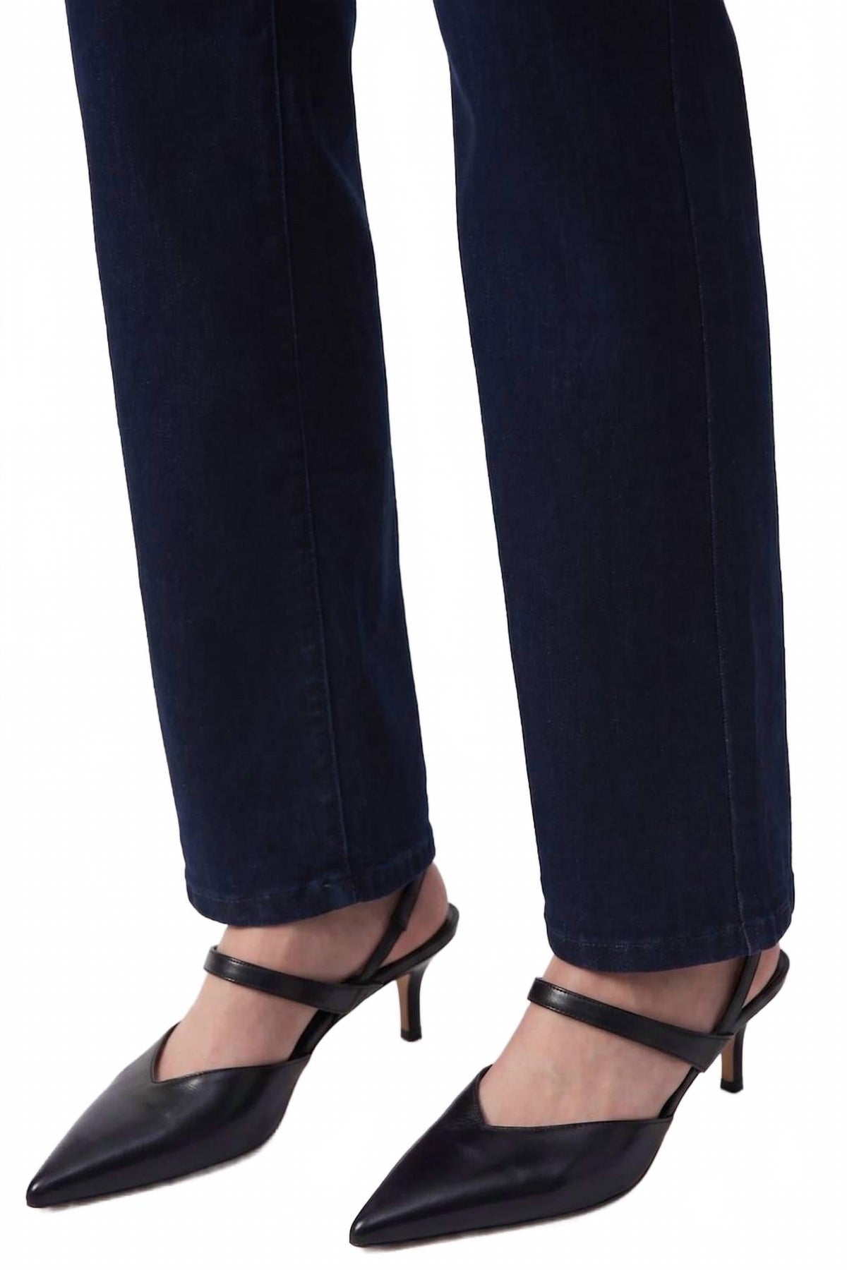 Classic Bootcut Stretch Jeans In Dark Denim Blue