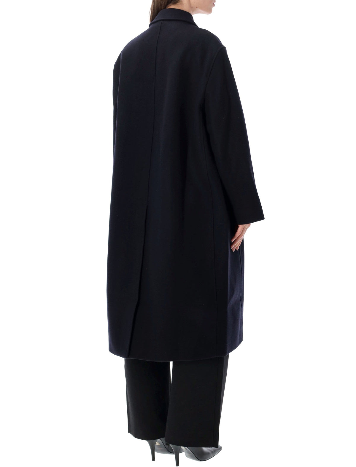 Rounded Silhouette Overcoat