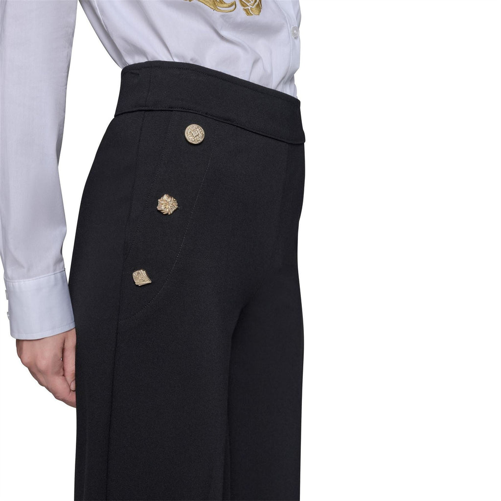 Karl Lagerfeld Womens Sportswear Wide Leg Trousers