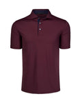 Men's Cayuse Short Sleeve Polo In Merlot