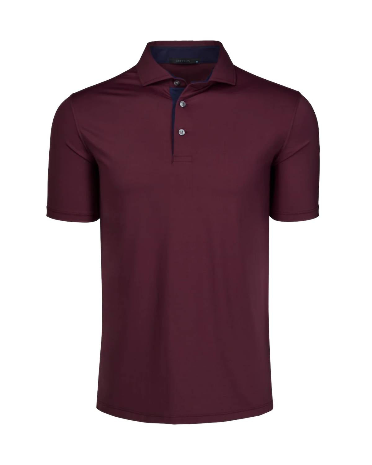 Men's Cayuse Short Sleeve Polo In Merlot