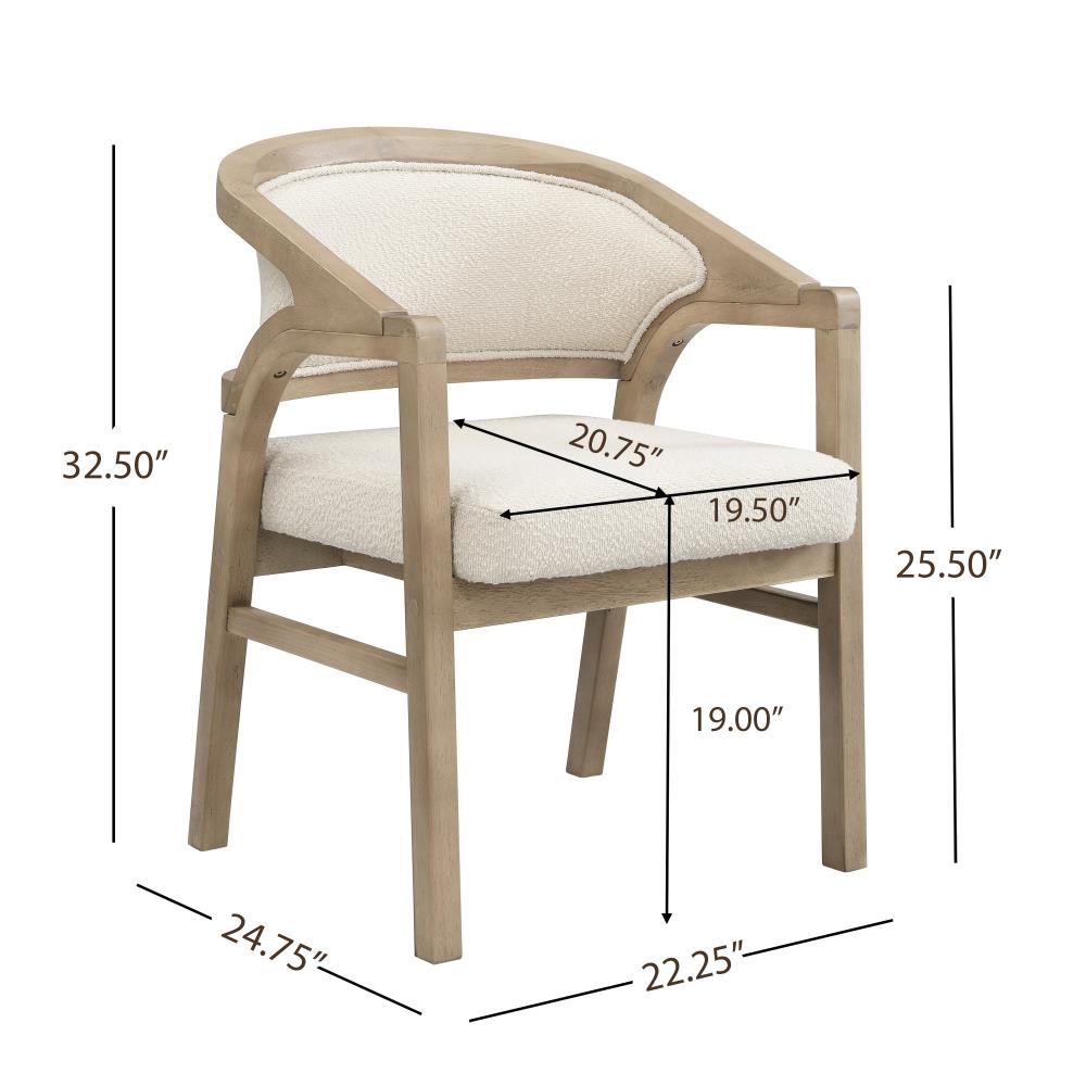 Set of 2 Elegant Side Chairs with Upholstered Backrests