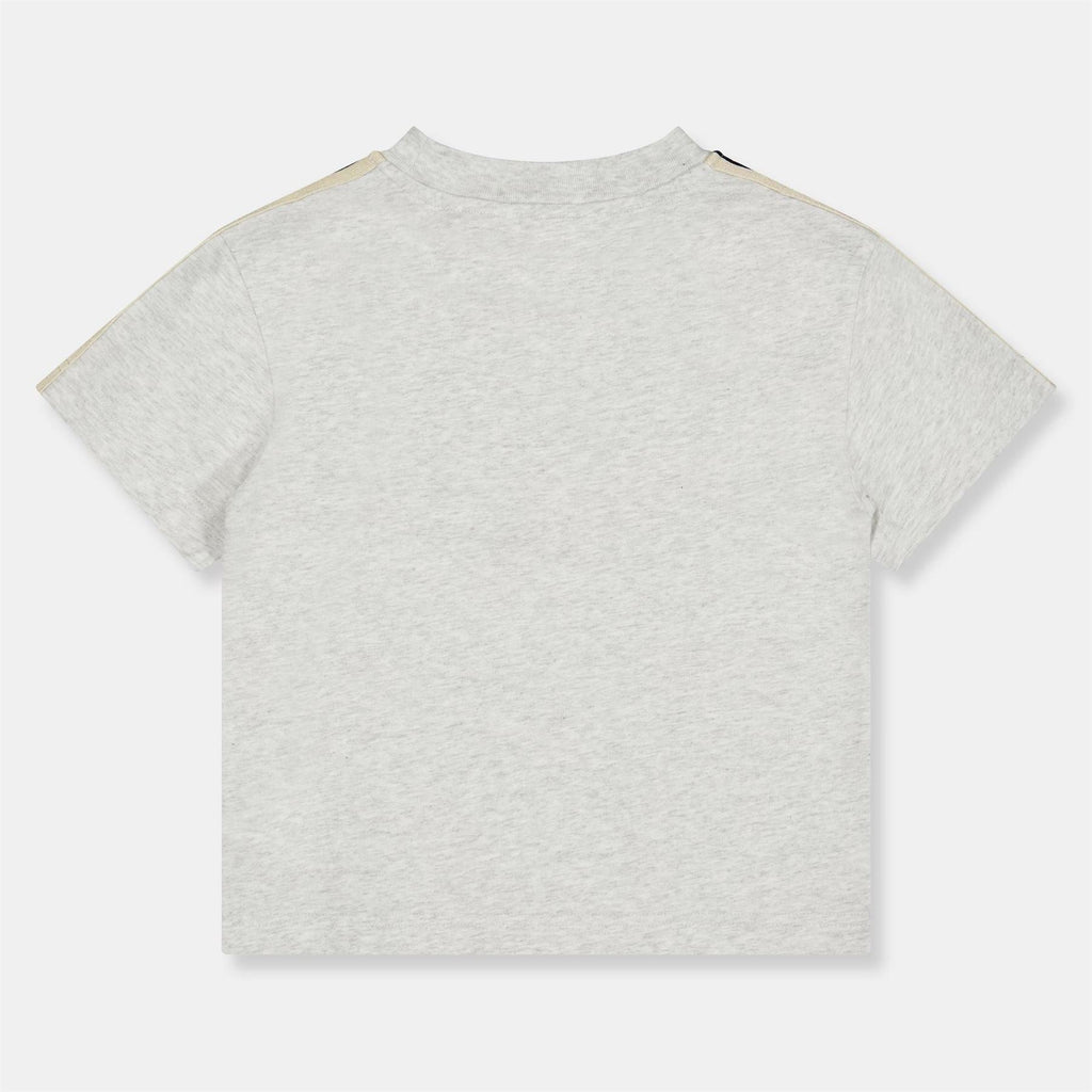 Palm Angels Regular Fit Logo Strip Crew Neck T-Shirt