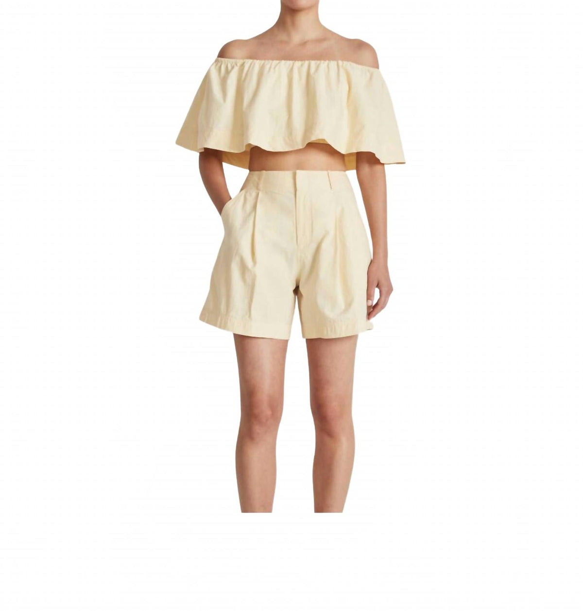 Francoise Pleated Short In Sunny Sunny