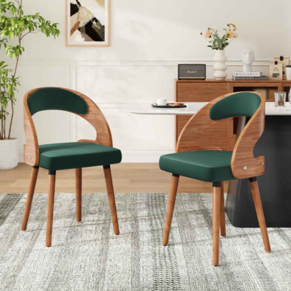 Modern Upholstered Side Chairs with Comfortable Padded Seats