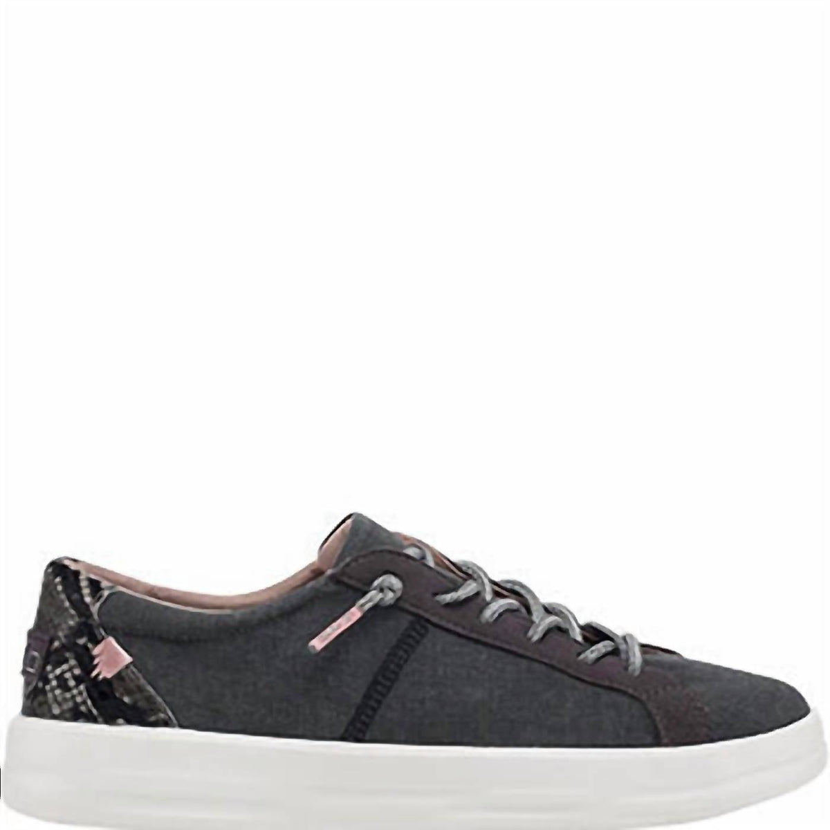 Women's Karina Jet Casual Lace Up Sneakers In Jet Black