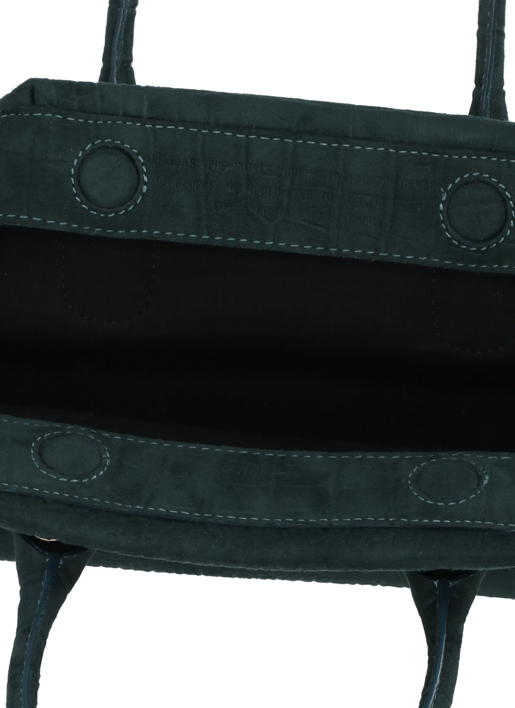 Green Talia Trank Small Croco Pattern Shoulder Bag