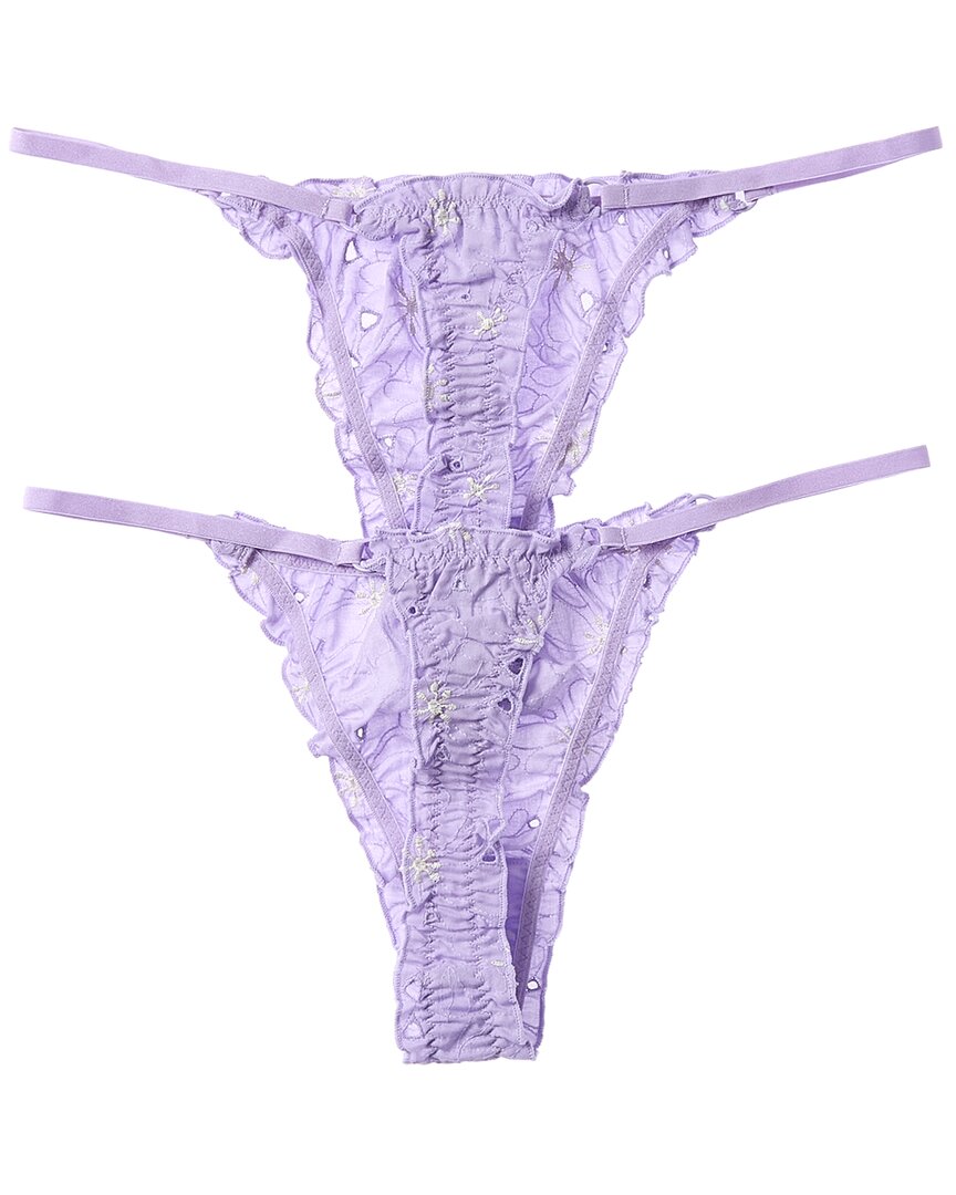 Florence By Mills 2pk Eyelet Thong