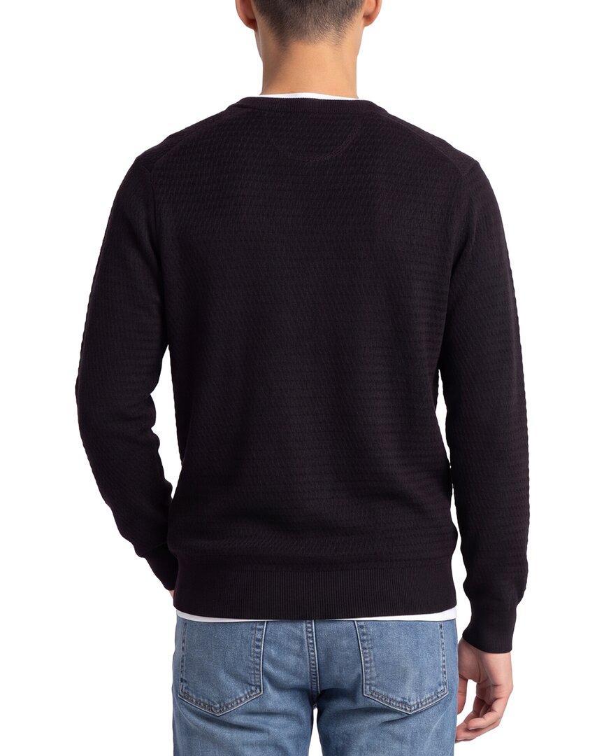 Raffi Textured Crewneck Sweater