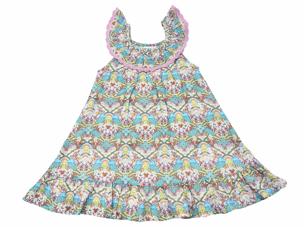 Girl's Harper Dress In Happy Sun