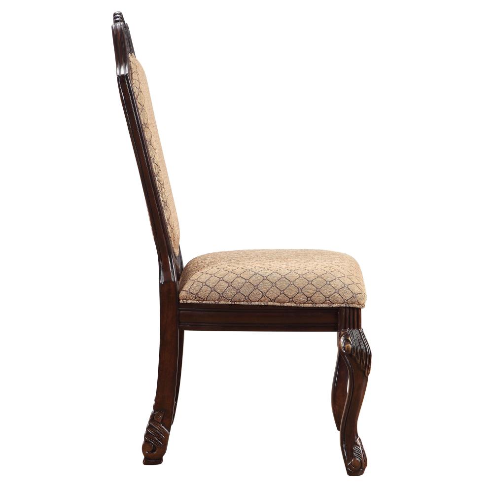 Traditional Dining Chairs with Welt-Trim Cushions