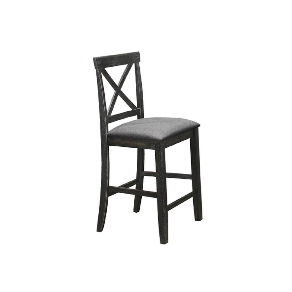 Modern Wooden Dining Chairs with X-Back Design