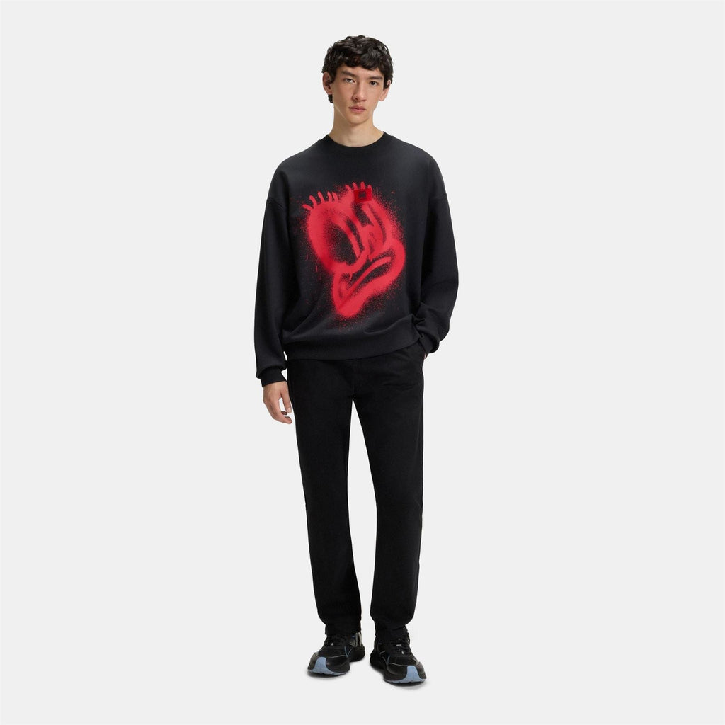 Hugo Vcarb By Slawn Graphic Crewneck Jumper