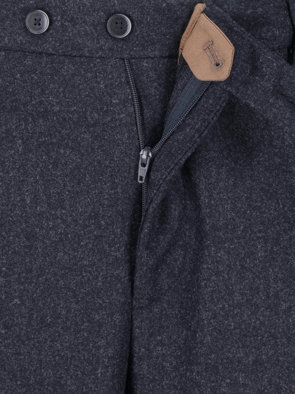 Dark Grey Marguttas High-Waisted Virgin Wool Straight-Leg Pants
