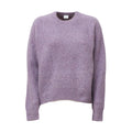 Ribbed Knit Boxy Rounded Hem Pullover