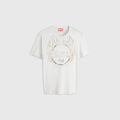 T-shirt in slub-jersey with crack print