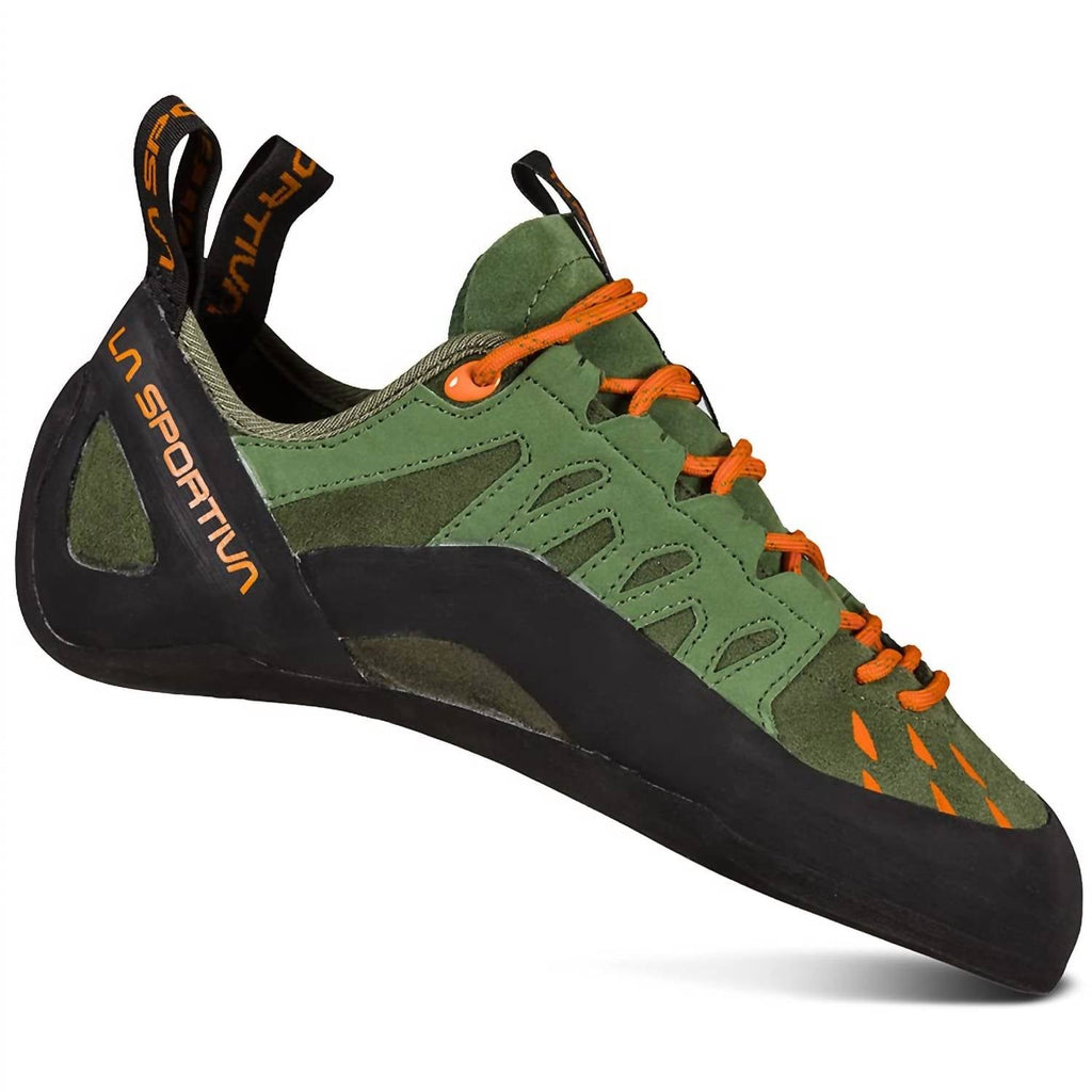 Men's Tarantulace Rock Climbing Shoe In Oluve/tiger