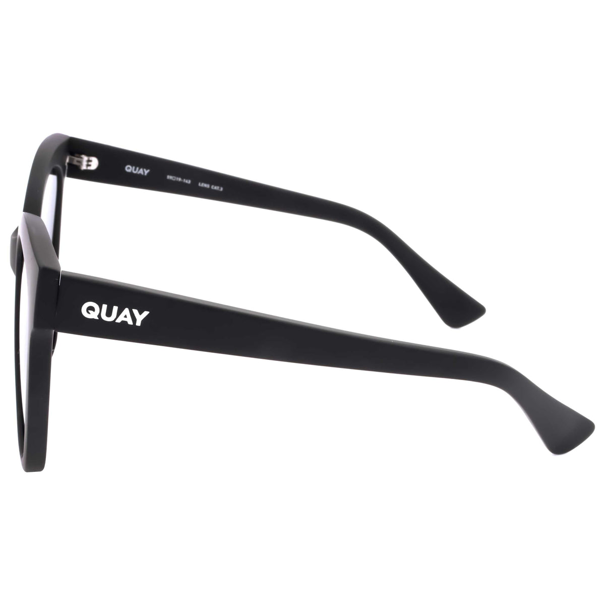 Quay Women's 50mm Black Sunglasses ITS-MY-WAY-BLK-50