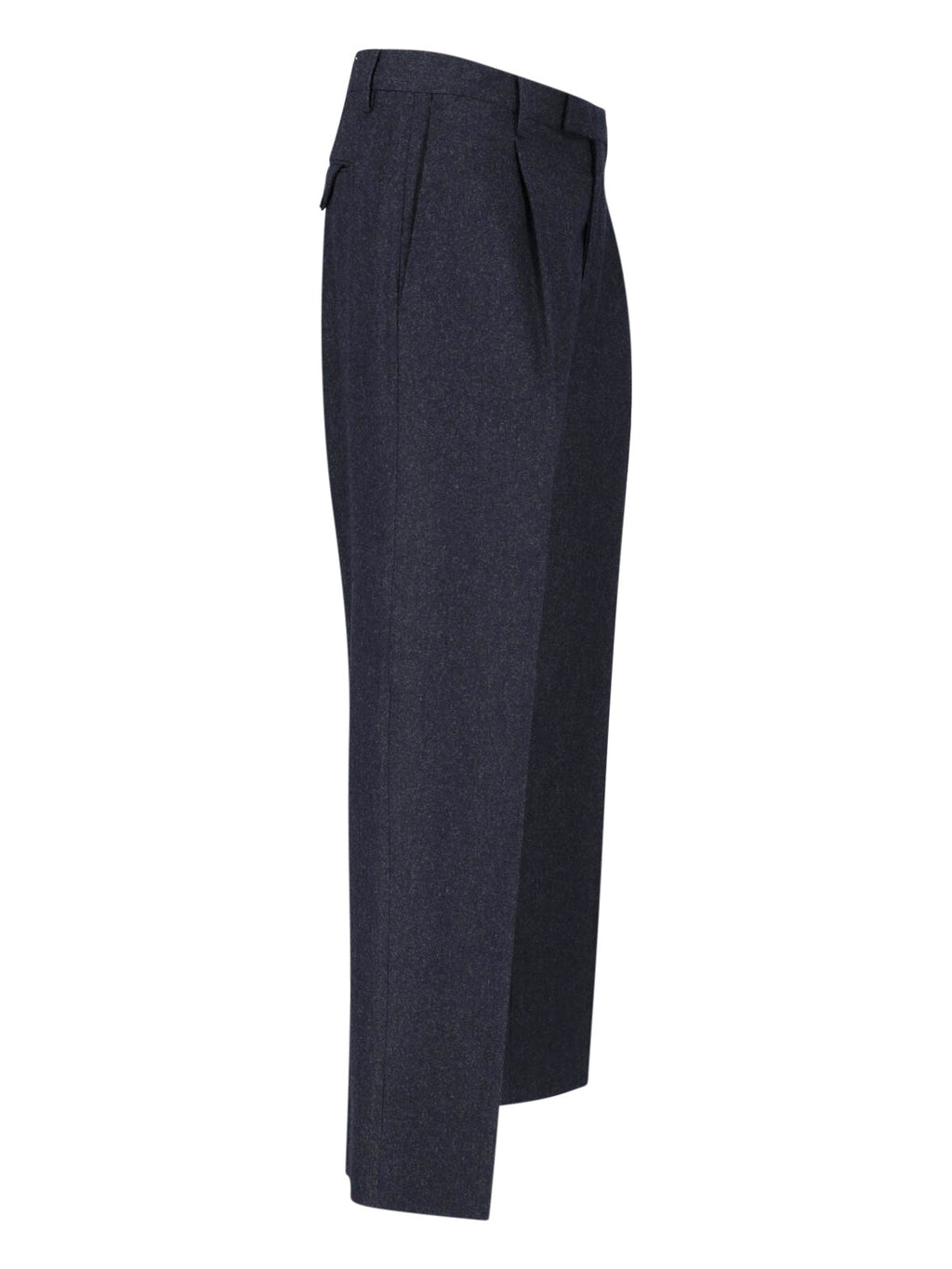 Dark Grey Marguttas High-Waisted Virgin Wool Straight-Leg Pants