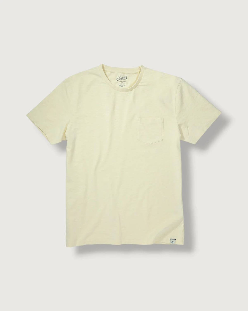 Men's Sunwashed Pocket Tee In Cloud Cream