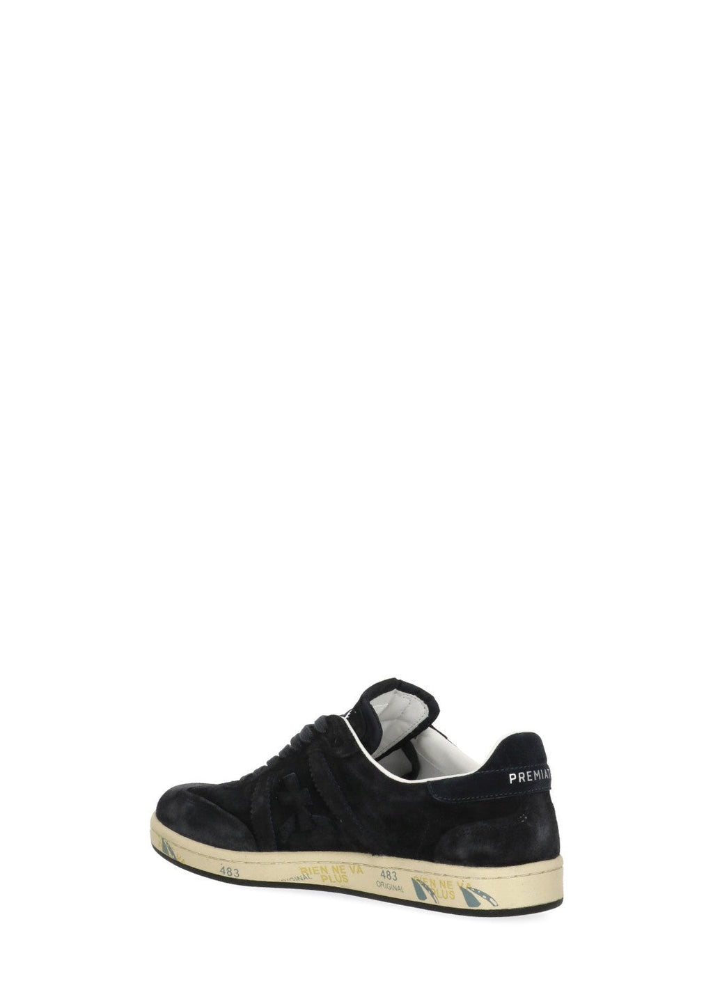 Blue Bonnie 8589 Suede Leather Low-Top Sneakers
