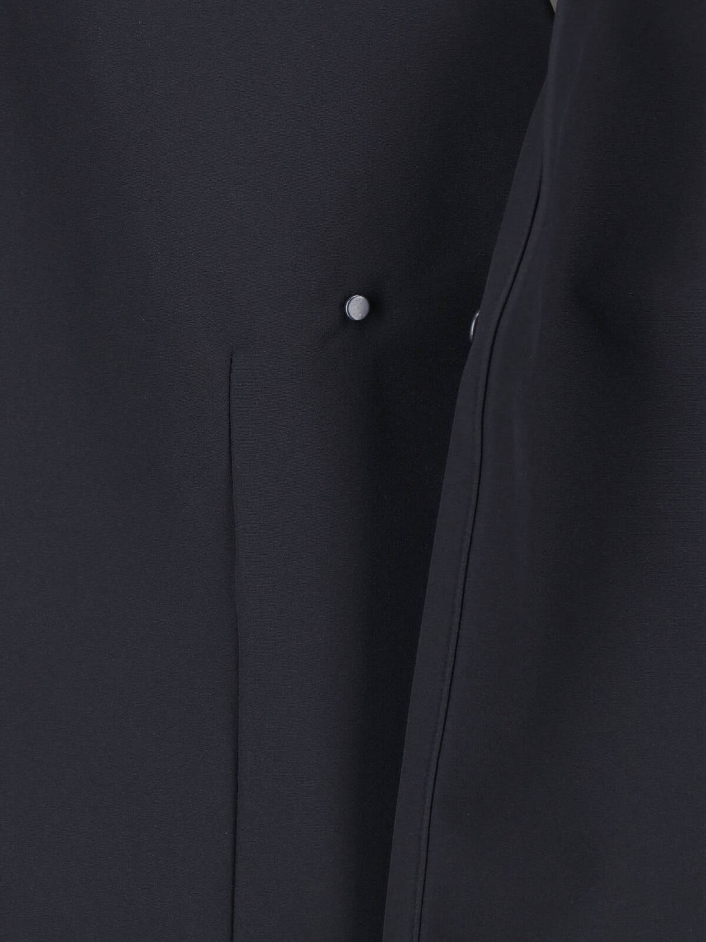 Black Recycled Technical Fabric Monopetto Jacket
