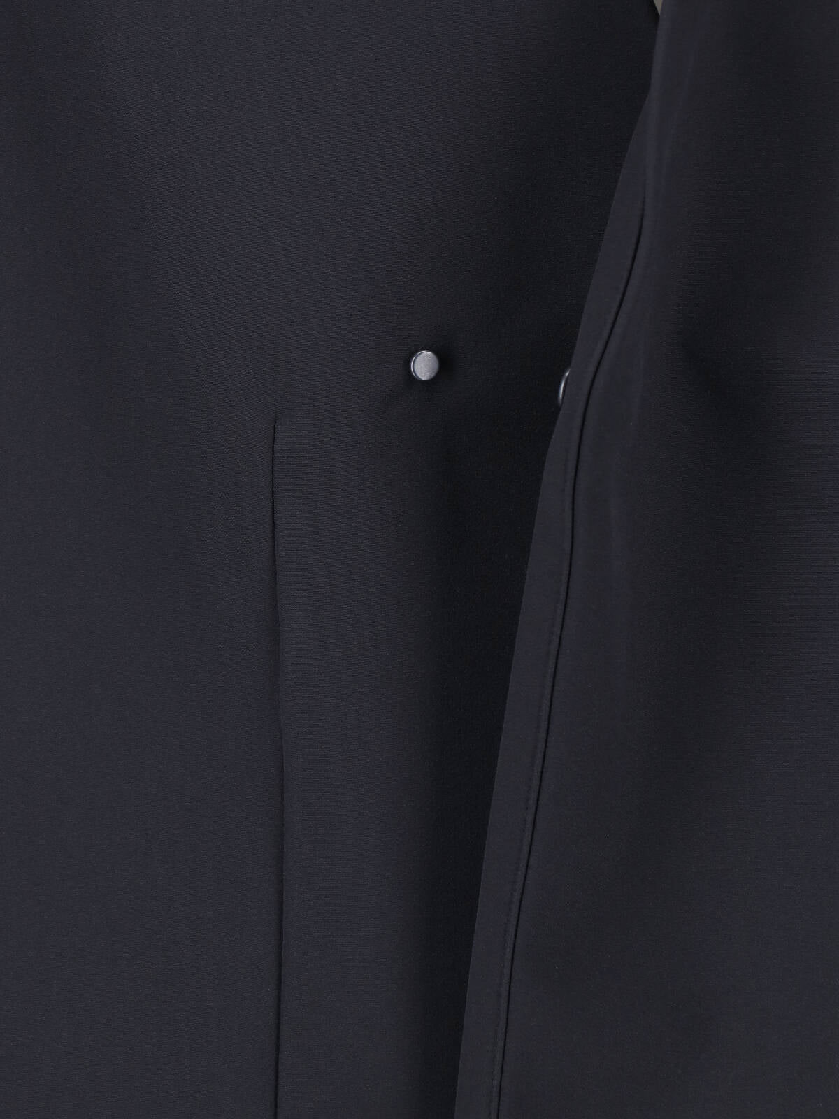 Black Recycled Technical Fabric Monopetto Jacket