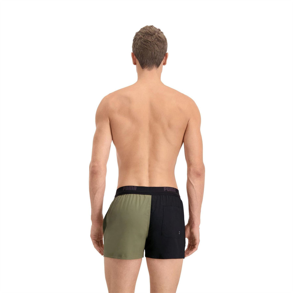 Puma Regular Fit Color Block Swim Shorts